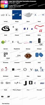 Image result for Cosmetic Logo Quiz