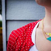 Image result for Crystal and Feather Necklace