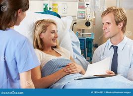 Image result for Female Nurse Talking to Patient