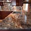 Image result for Kitchen Countertops Brown Marble