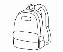 Image result for Backpack Outline Drawing