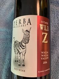 Image result for Zerba Syrah Columbia Valley