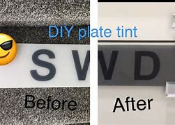 Image result for Light Tint Number Plates