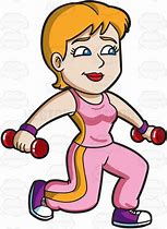 Image result for Female Exercise Cartoon