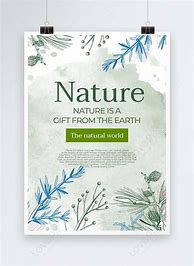 Image result for Design for a Nature Poster