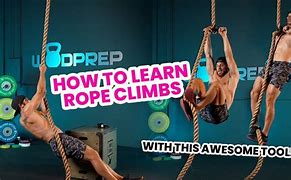 Image result for How to Pinch Rope in Feet for Rope Climb