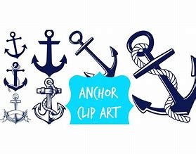 Image result for Blue Anchor Clip Art