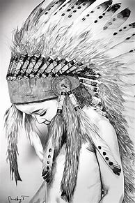 Image result for Native American Ink Drawings