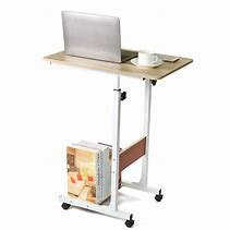 Image result for Adjustable Laptop Cart On Wheels