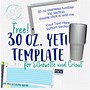 Image result for 30 Oz Skinny Tumbler Template