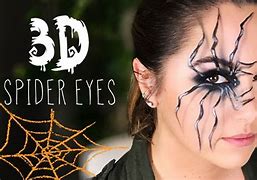Image result for Spider Eye Makeup for Halloween