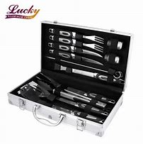 Image result for Aluminium Cooking Utensils Hard Case Chef Knife Case Knife Chef Bag 72 Piece