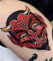 Image result for Simple Demon Tattoo