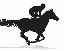 Image result for Horse Racing Clip Art Black and White