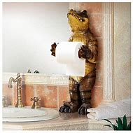 Image result for Funny Bathroom Toilet Paper Holder