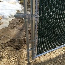 Image result for Chain Link Gate Drop Rod