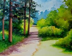 Image result for Watercolor Scenery