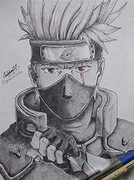 Image result for Naruto Kakashi Drawing