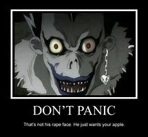 Image result for Death Note Light Meme Chip
