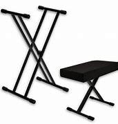 Image result for Piano Keyboard Stand and Bench