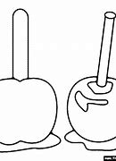 Image result for Caramel Apple Coloring Page