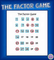 Image result for Math Factors Game