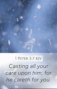 Image result for 1 Peter 5:7 KJV