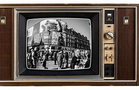 Image result for Black and White Television