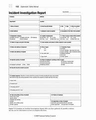 Image result for Investigation Report Example