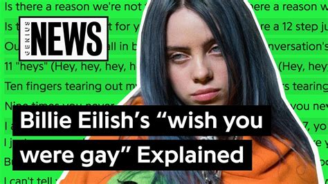 Billie Eilish Wish You Were Gay