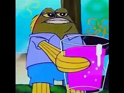 Image result for Spongebob Drinking Lean Meme