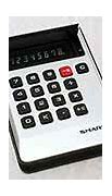 Image result for Sharp Paper Calculator Plug in Type