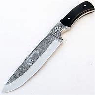 Image result for Engraved Bowie Knife