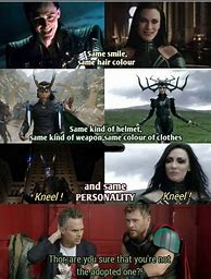 Image result for Thor Loki Hela Meme