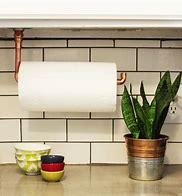 Image result for Bronze Under Cabinet Paper Towel Holder