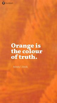 Image result for Orange Light Quote