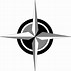 Image result for Compass Rose Black and White