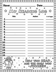 Image result for Reading Log for Boys Printable