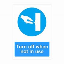 Image result for Turn Off Says
