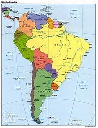 Image result for South America Political Map
