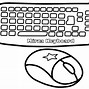 Image result for Computer Keyboard Coloring Page