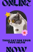 Image result for Thug Life Cat Glass