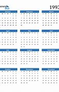 Image result for 1993 Calendar with Holidays
