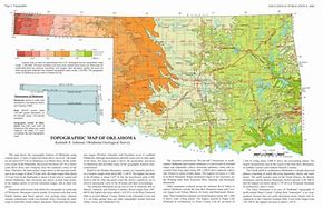 Image result for Mountains in Oklahoma Map