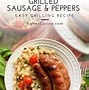 Image result for How to Grill Italian Sausage