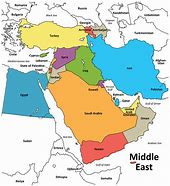 Image result for Middle East Map with Capitals