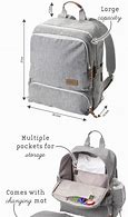 Image result for Backpack Style Changing Bag
