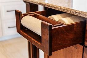 Image result for Paper Towel Holder Inside Cabinet