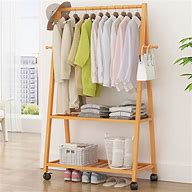 Image result for Wood Closet Clothes Rack