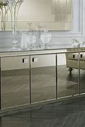 Image result for Mirrored Buffet Cabinet